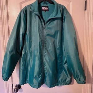Totes fleece lined rain coat
